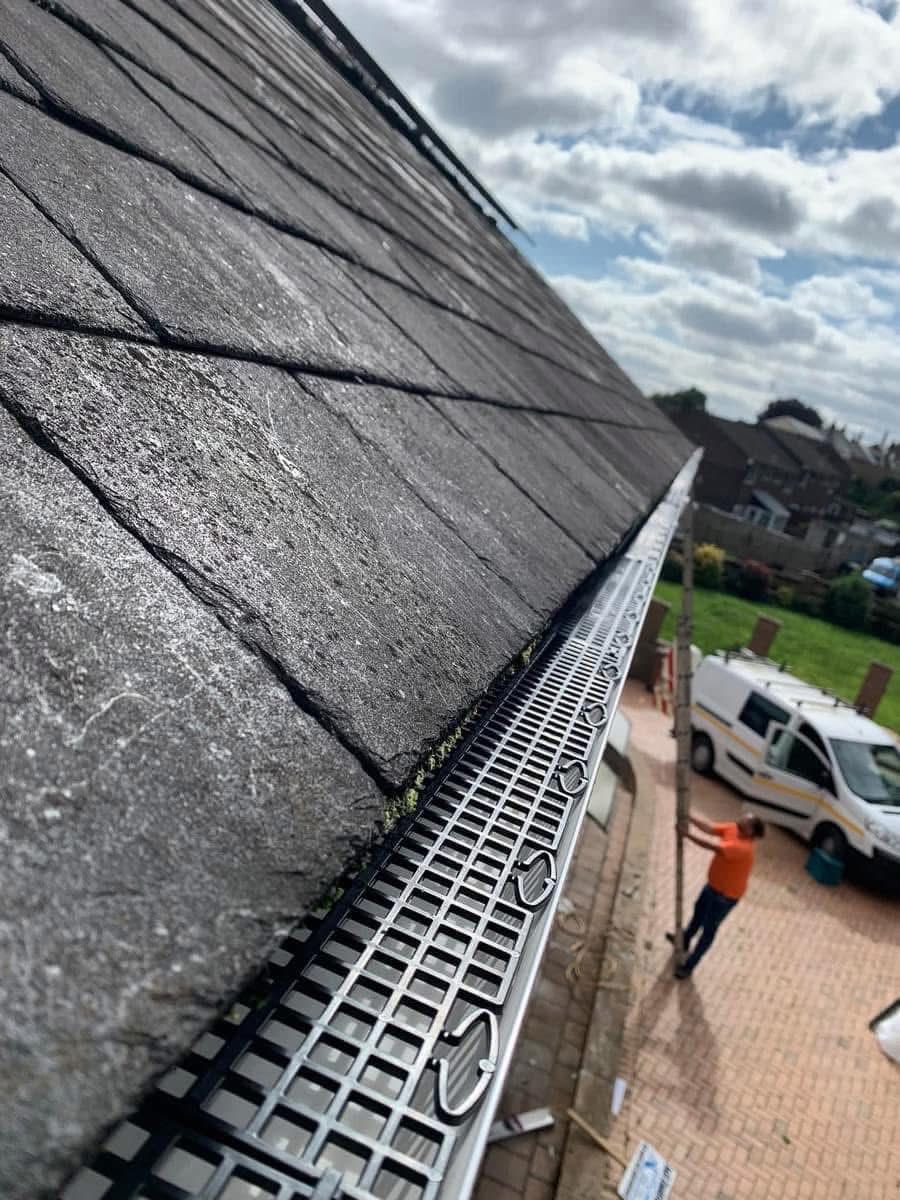 Gutter installation project in Padstow