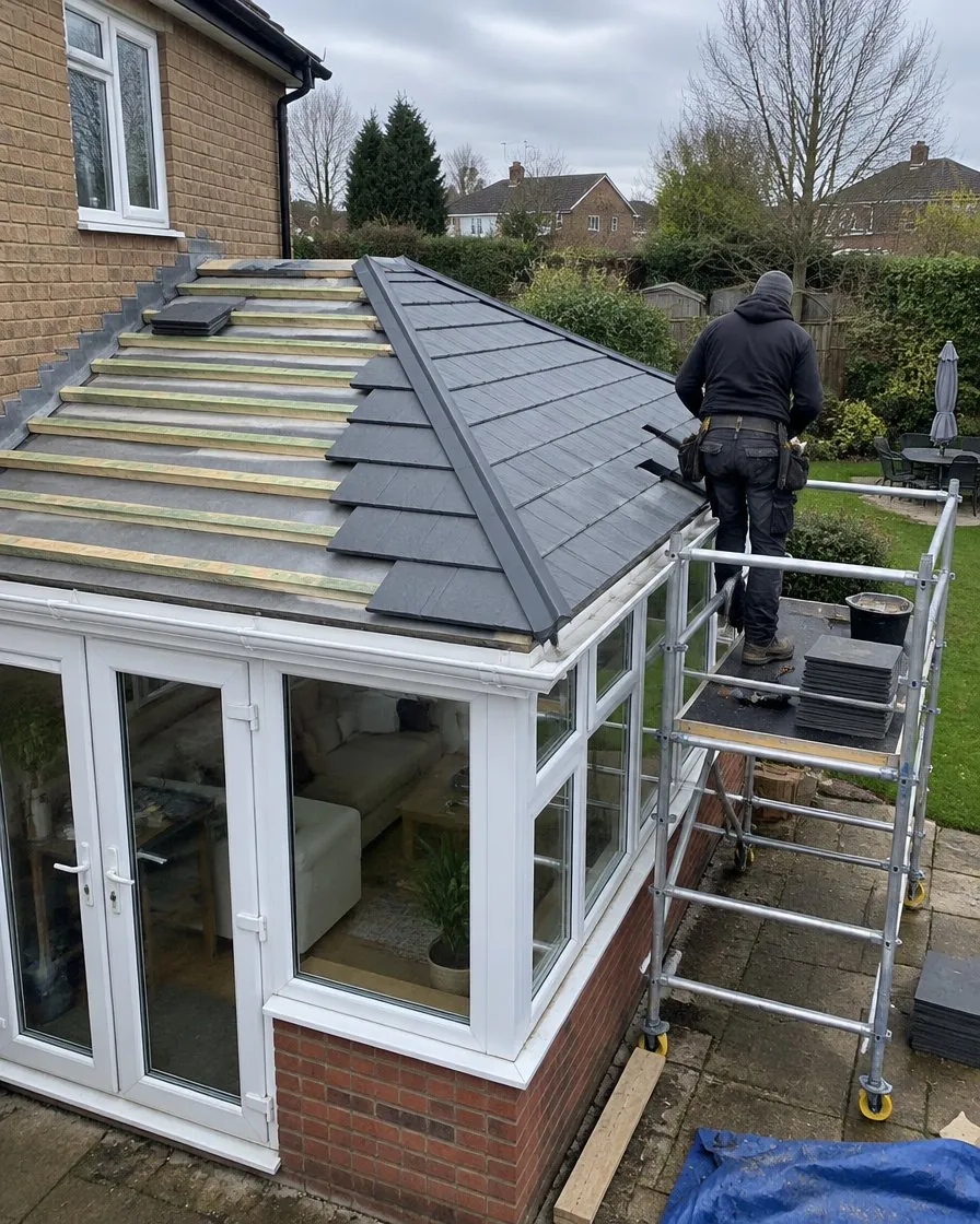 Conservatory roof replacement in Padstow
