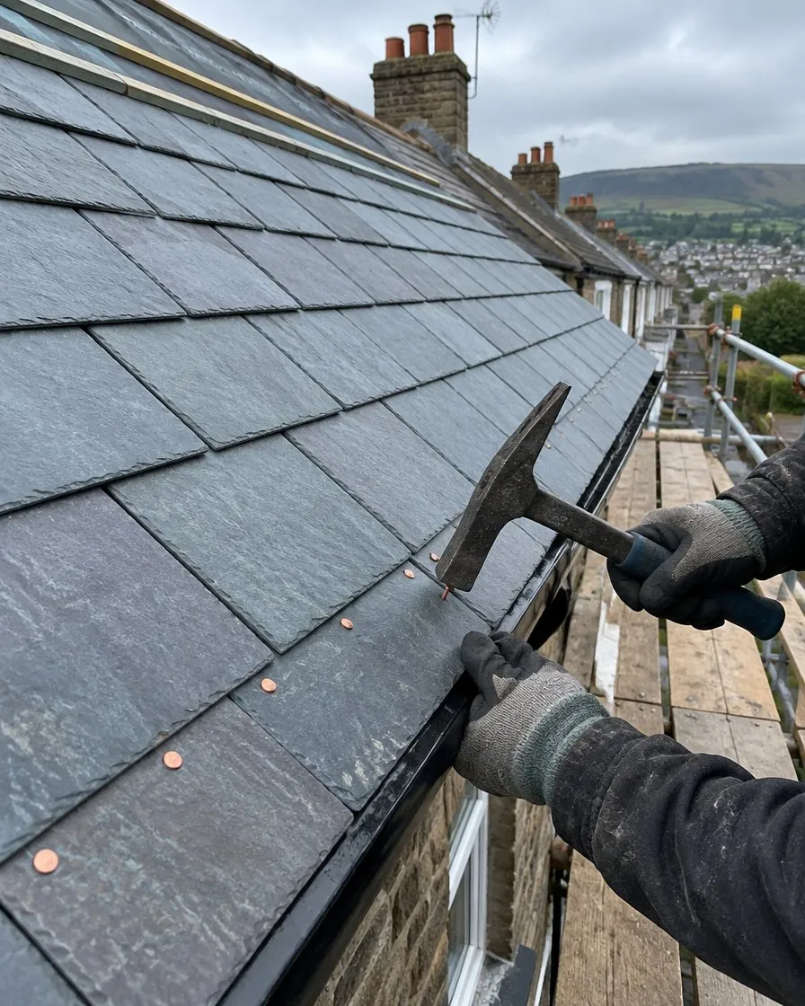 Slate roofing in Padstow